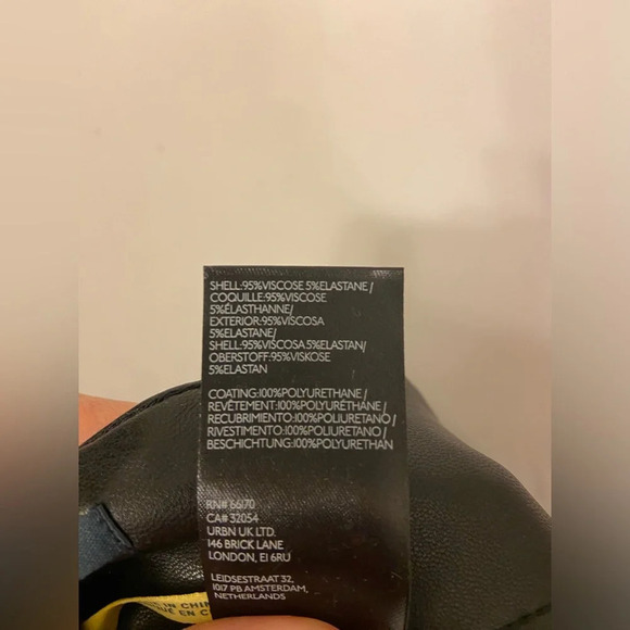 NWT Maeve The Collette Cropped Wide Leg Faux Leather Pant Black PETITE Size 31 - Picture 7 of 9